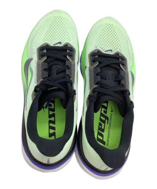 NIKE（ナイキ）NIKE (ナイキ) ランニングシューズ エア ズーム ペガサス 42 グリーン サイズ:25.5の古着・服飾アイテム