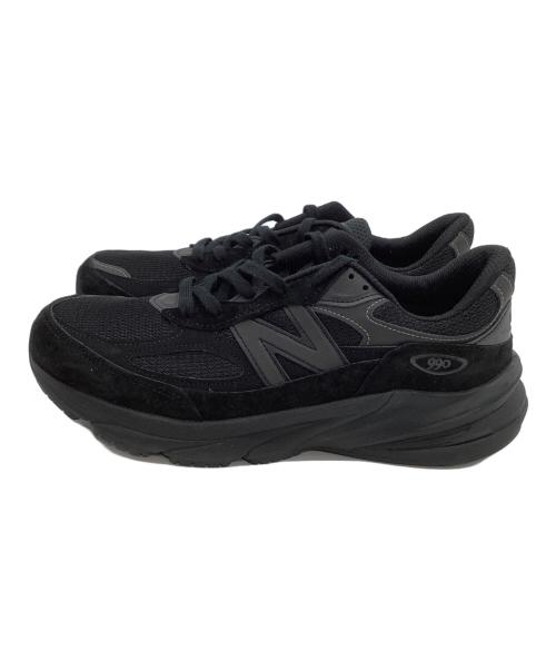 NEW BALANCE（ニューバランス）NEW BALANCE (ニューバランス) ローカットスニーカー  990v6 ブラック サイズ:27.5の古着・服飾アイテム