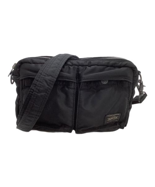 PORTER（ポーター）PORTER (ポーター) ショルダーバッグ　タンカー ショルダーバッグ ブラックの古着・服飾アイテム