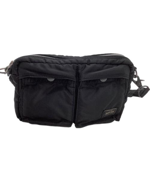 PORTER（ポーター）PORTER (ポーター) ショルダーバッグ　タンカー ショルダーバッグ ブラックの古着・服飾アイテム