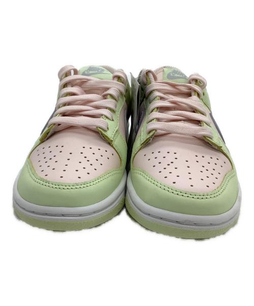 NIKE（ナイキ）NIKE (ナイキ) ローカットスニーカー Women's Dunk Low ピンク×イエロー サイズ:22.5 未使用品の古着・服飾アイテム