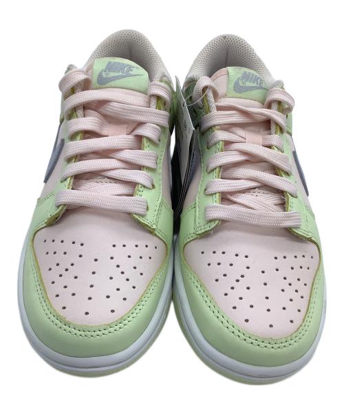 NIKE（ナイキ）NIKE (ナイキ) ローカットスニーカー Women's Dunk Low ピンク×イエロー サイズ:22.5 未使用品の古着・服飾アイテム