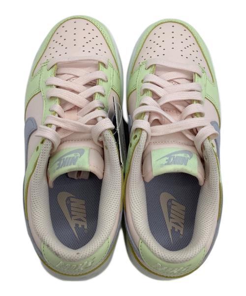 NIKE（ナイキ）NIKE (ナイキ) ローカットスニーカー Women's Dunk Low ピンク×イエロー サイズ:22.5 未使用品の古着・服飾アイテム