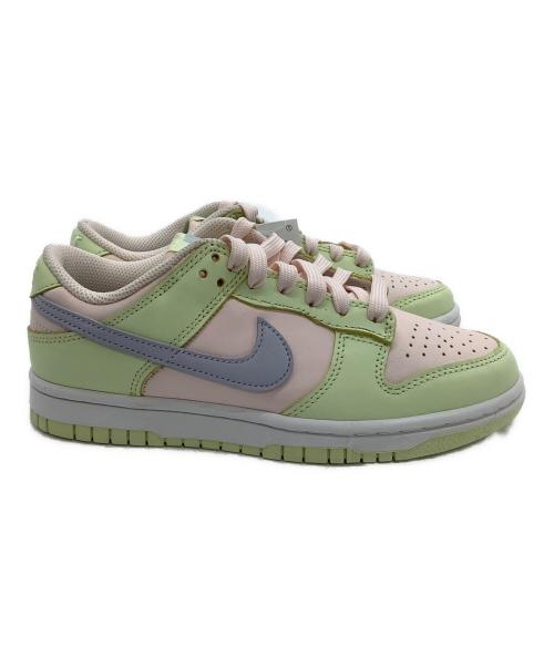 NIKE（ナイキ）NIKE (ナイキ) ローカットスニーカー Women's Dunk Low ピンク×イエロー サイズ:22.5 未使用品の古着・服飾アイテム
