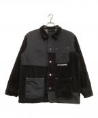 HUFハフ）の古着「コーデュロイジャケット　SEPARATOR JACKET」｜ブラック
