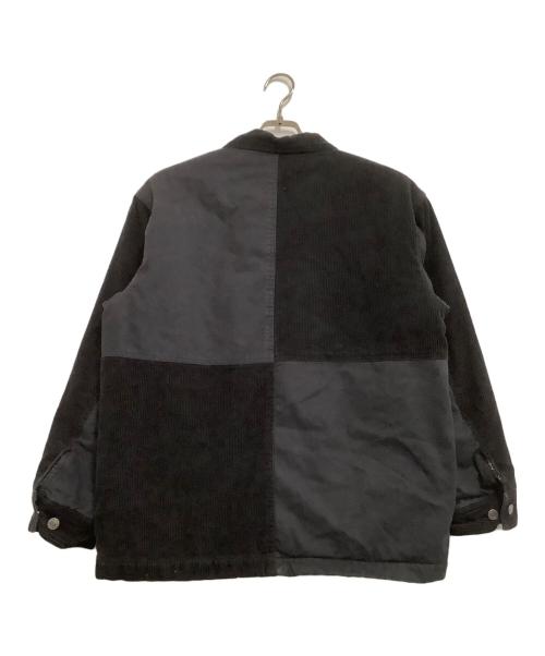 HUF（ハフ）HUF (ハフ) コーデュロイジャケット　SEPARATOR JACKET ブラック サイズ:Mの古着・服飾アイテム