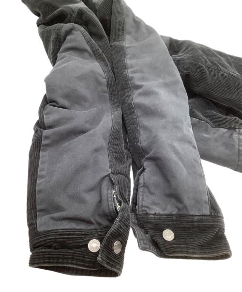 HUF（ハフ）HUF (ハフ) コーデュロイジャケット　SEPARATOR JACKET ブラック サイズ:Mの古着・服飾アイテム