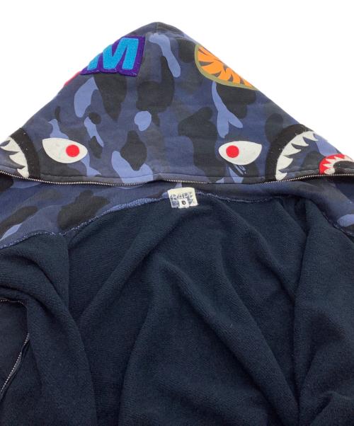 A BATHING APE（アベイシングエイプ）A BATHING APE (アベイシングエイプ) ジップパーカー　初期・フランケンタグ ネイビー サイズ:Mの古着・服飾アイテム