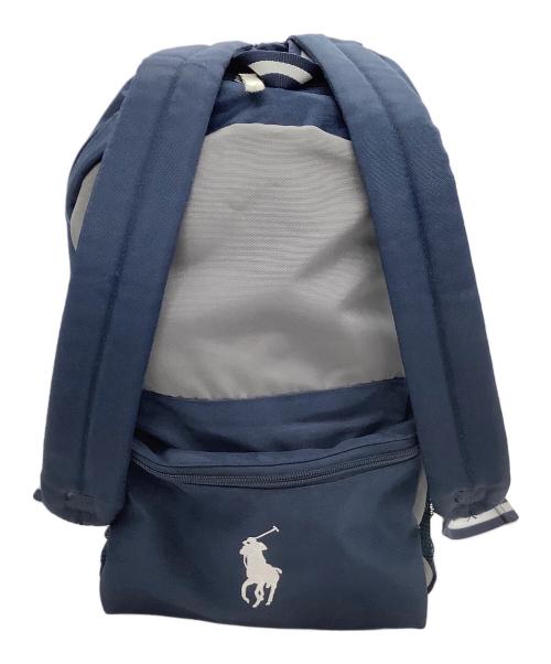 POLO RALPH LAUREN（ポロ・ラルフローレン）POLO RALPH LAUREN (ポロ・ラルフローレン) リュック ネイビー×グレーの古着・服飾アイテム