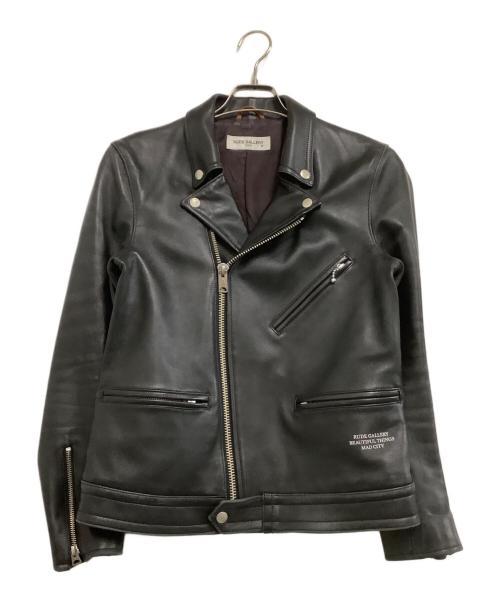 RUDE GALLERY（ルードギャラリー）RUDE GALLERY (ルードギャラリー) レザーライダースジャケット　19A/W ブラック サイズ:3の古着・服飾アイテム