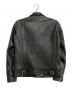 RUDE GALLERY (ルードギャラリー) レザーライダースジャケット　19A/W ブラック サイズ:3：45000円