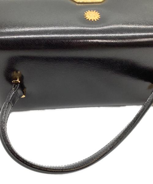 VERSACE（ヴェルサーチェ）VERSACE (ヴェルサーチェ) バニティバッグ　サンバースト ブラックの古着・服飾アイテム