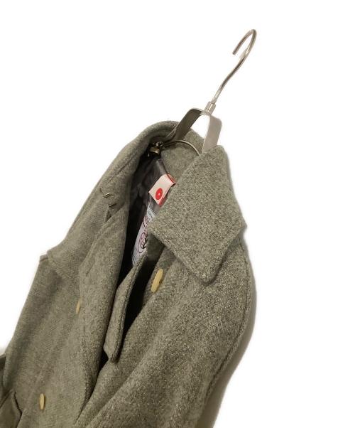 Harris Tweed（ハリスツイード）Harris Tweed (ハリスツイード) ステンカラーコート グレー サイズ:38の古着・服飾アイテム