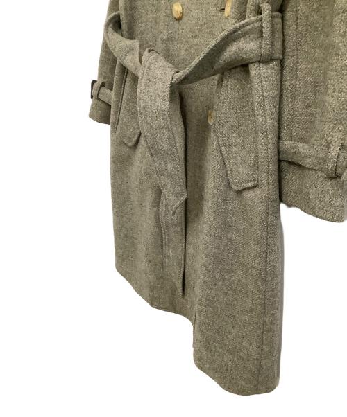 Harris Tweed（ハリスツイード）Harris Tweed (ハリスツイード) ステンカラーコート グレー サイズ:38の古着・服飾アイテム