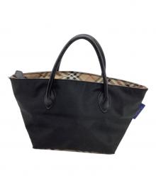 burberrys of london blue label（バーバリー ロンドン）の古着「ミニトートバッグ」｜ブラック
