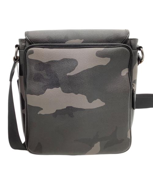 COACH（コーチ）COACH (コーチ) ショルダーバッグ　カモフラージュ ブラック×グレーの古着・服飾アイテム