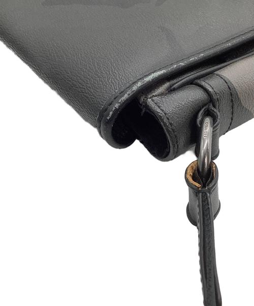COACH（コーチ）COACH (コーチ) ショルダーバッグ　カモフラージュ ブラック×グレーの古着・服飾アイテム