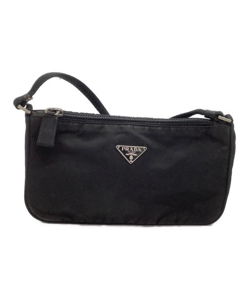 PRADA（プラダ）PRADA (プラダ) アクセサリーポーチ ブラックの古着・服飾アイテム