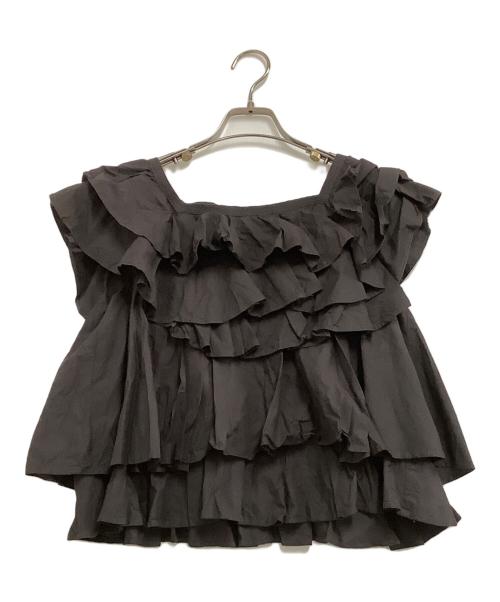 Curensology（カレンソロジー）Curensology (カレンソロジー) ノースリーブブラウス　25SS グレー サイズ:freeの古着・服飾アイテム