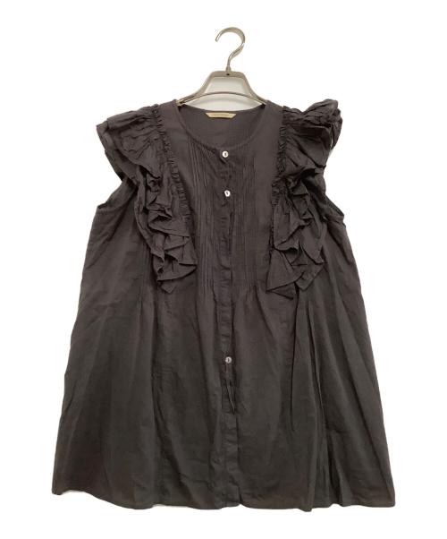 Curensology（カレンソロジー）Curensology (カレンソロジー) ノースリーブブラウス　24SS グレー サイズ:freeの古着・服飾アイテム