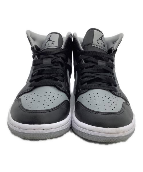 NIKE（ナイキ）NIKE (ナイキ) ミッドカットスニーカー 	Air Jordan 1 Mid グレー×ブラック サイズ:24.5の古着・服飾アイテム