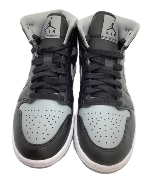 NIKE（ナイキ）NIKE (ナイキ) ミッドカットスニーカー 	Air Jordan 1 Mid グレー×ブラック サイズ:24.5の古着・服飾アイテム