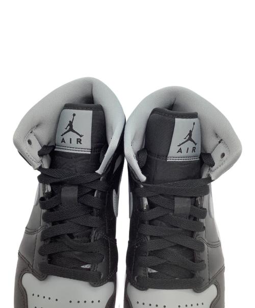NIKE（ナイキ）NIKE (ナイキ) ミッドカットスニーカー 	Air Jordan 1 Mid グレー×ブラック サイズ:24.5の古着・服飾アイテム