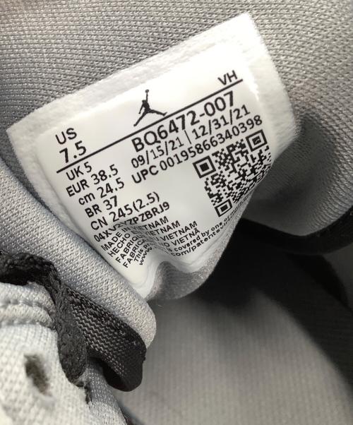 NIKE（ナイキ）NIKE (ナイキ) ミッドカットスニーカー 	Air Jordan 1 Mid グレー×ブラック サイズ:24.5の古着・服飾アイテム
