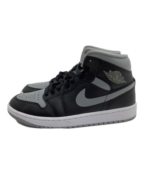 NIKE（ナイキ）NIKE (ナイキ) ミッドカットスニーカー 	Air Jordan 1 Mid グレー×ブラック サイズ:24.5の古着・服飾アイテム