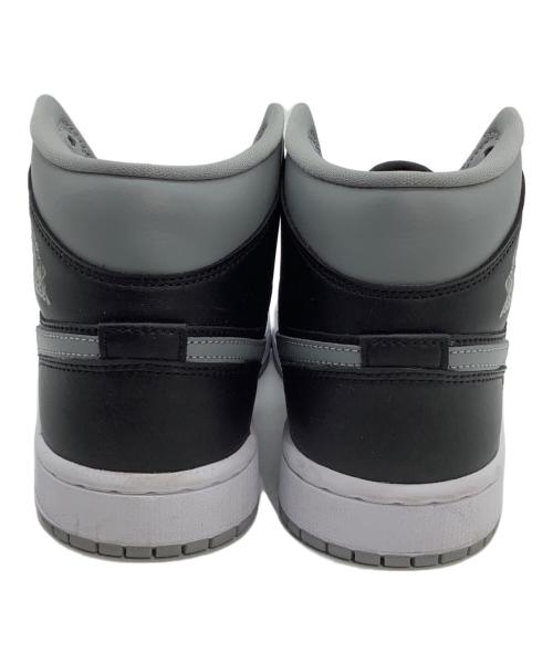 NIKE（ナイキ）NIKE (ナイキ) ミッドカットスニーカー 	Air Jordan 1 Mid グレー×ブラック サイズ:24.5の古着・服飾アイテム