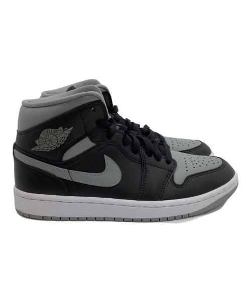 NIKE（ナイキ）NIKE (ナイキ) ミッドカットスニーカー 	Air Jordan 1 Mid グレー×ブラック サイズ:24.5の古着・服飾アイテム