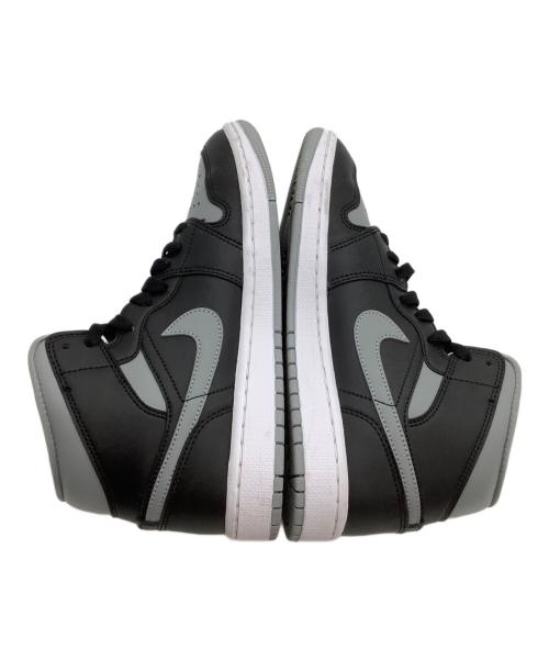 NIKE（ナイキ）NIKE (ナイキ) ミッドカットスニーカー 	Air Jordan 1 Mid グレー×ブラック サイズ:24.5の古着・服飾アイテム