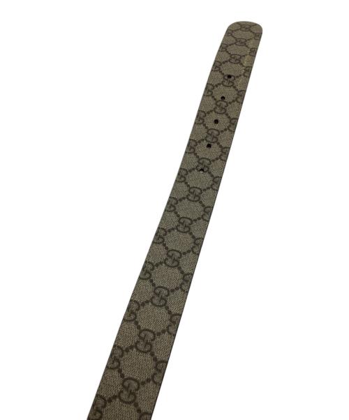 GUCCI（グッチ）GUCCI (グッチ) レザーベルト ベージュ サイズ:90-36の古着・服飾アイテム