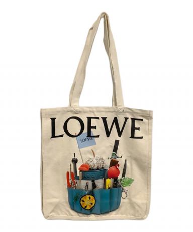 中古・古着通販】LOEWE (ロエベ) トートバッグ ロエベ展限定 ベージュ
