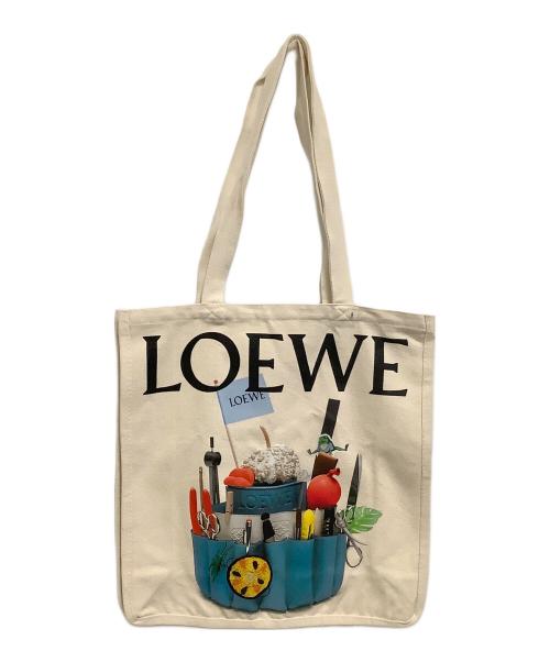 LOEWE（ロエベ）LOEWE (ロエベ) トートバッグ　ロエベ展限定 ベージュ 未使用品の古着・服飾アイテム