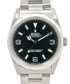 ROLEXロレックス）の古着「EXPLORER I エクスプローラーⅠ Ref.14270 36mm 黒文字盤」｜黒文字盤