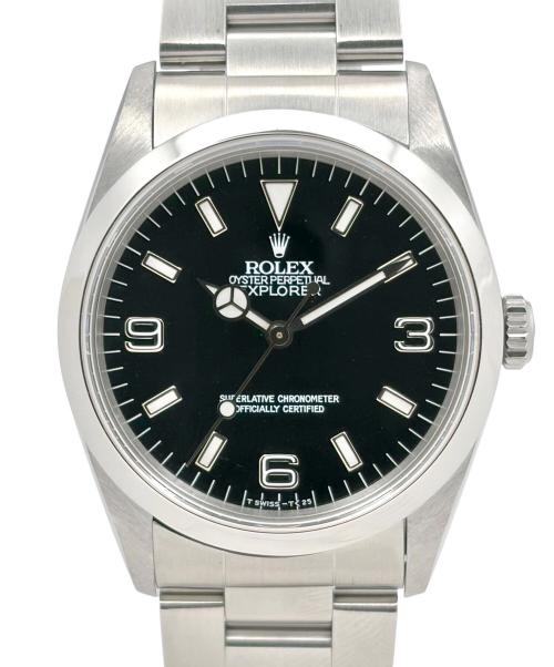 ROLEX（ロレックス）ROLEX (ロレックス) EXPLORER I エクスプローラーⅠ Ref.14270 36mm 黒文字盤 黒文字盤 サイズ:36mm/19.5cmの古着・服飾アイテム