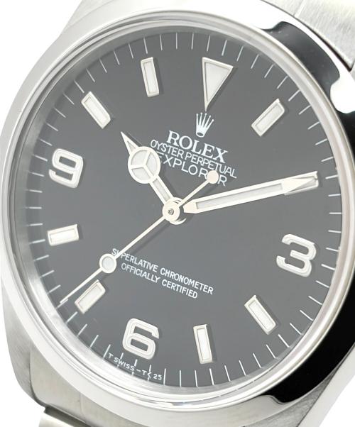 ROLEX（ロレックス）ROLEX (ロレックス) EXPLORER I エクスプローラーⅠ Ref.14270 36mm 黒文字盤 黒文字盤 サイズ:36mm/19.5cmの古着・服飾アイテム