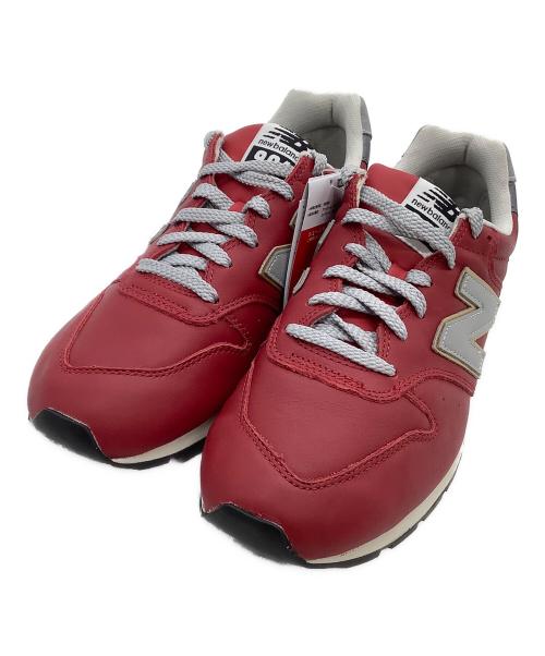 NEW BALANCE（ニューバランス）NEW BALANCE (ニューバランス) ローカットスニーカー レッド サイズ:27 未使用品の古着・服飾アイテム