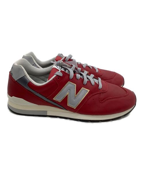 NEW BALANCE（ニューバランス）NEW BALANCE (ニューバランス) ローカットスニーカー レッド サイズ:27 未使用品の古着・服飾アイテム