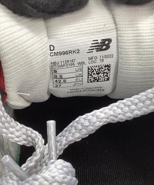 NEW BALANCE（ニューバランス）NEW BALANCE (ニューバランス) ローカットスニーカー レッド サイズ:27 未使用品の古着・服飾アイテム