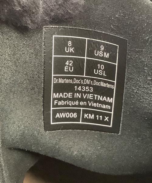 Dr.Martens（ドクターマーチン）Dr.Martens (ドクターマーチン) ブーツ MONO 8HOLE BOOT ブラック サイズ:UK 8の古着・服飾アイテム