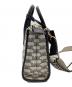 中古・古着 MICHAEL KORS (マイケルコース) 2WAYバッグ ブラック×ベージュ：8000円