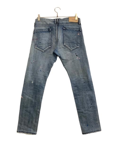OVERDESIGN（オーバーデザイン）OVERDESIGN (オーバーデザイン) デニムパンツ　NEW SKINNY　STAR SLAVE ブルー サイズ:W32の古着・服飾アイテム