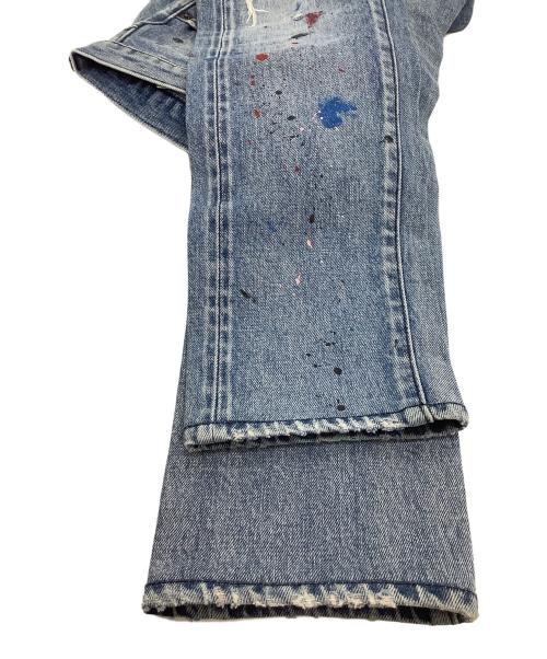 OVERDESIGN（オーバーデザイン）OVERDESIGN (オーバーデザイン) デニムパンツ　NEW SKINNY　STAR SLAVE ブルー サイズ:W32の古着・服飾アイテム