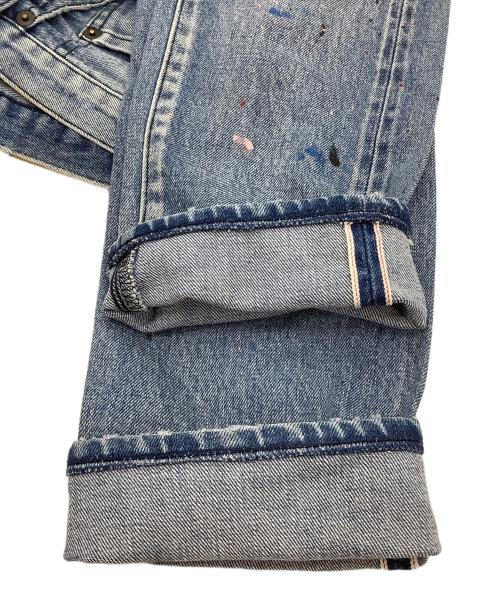 OVERDESIGN（オーバーデザイン）OVERDESIGN (オーバーデザイン) デニムパンツ　NEW SKINNY　STAR SLAVE ブルー サイズ:W32の古着・服飾アイテム