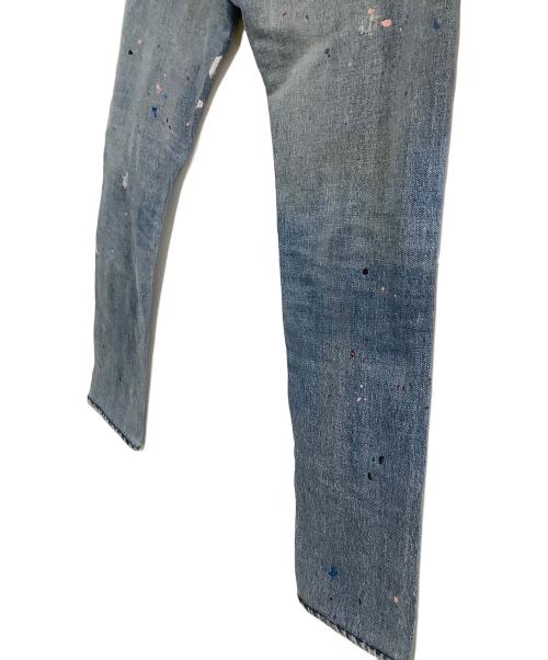 OVERDESIGN（オーバーデザイン）OVERDESIGN (オーバーデザイン) デニムパンツ　NEW SKINNY　STAR SLAVE ブルー サイズ:W32の古着・服飾アイテム