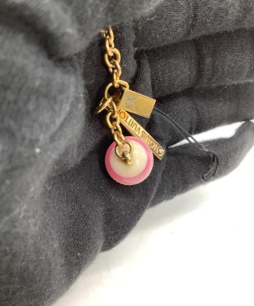 LOUIS VUITTON（ルイ ヴィトン）LOUIS VUITTON (ルイ ヴィトン) チャーム　ビジューサックミニラン ゴールド×ピンクの古着・服飾アイテム