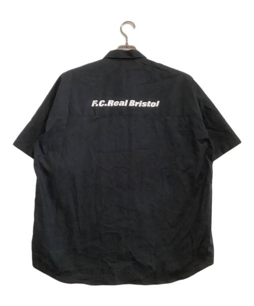 F.C.Real Bristol（エフシーレアルブリストル）F.C.Real Bristol (エフシーレアルブリストル) 半袖シャツ　AUTHENTIC FLY FRONT S/S SHIRT ブラック サイズ:Sの古着・服飾アイテム