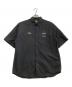 F.C.Real Bristol（エフシーレアルブリストル）の古着「半袖シャツ　AUTHENTIC FLY FRONT S/S SHIRT」｜ブラック